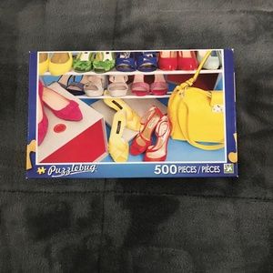Puzzlebug 500 Piece Puzzle Pumps Strappy Shoes Dress Shoes Sandals